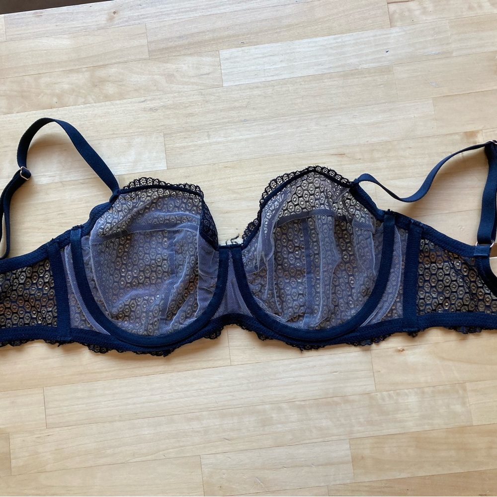 Beija London 30FF black Waves balconette bra - Picture 4 of 4